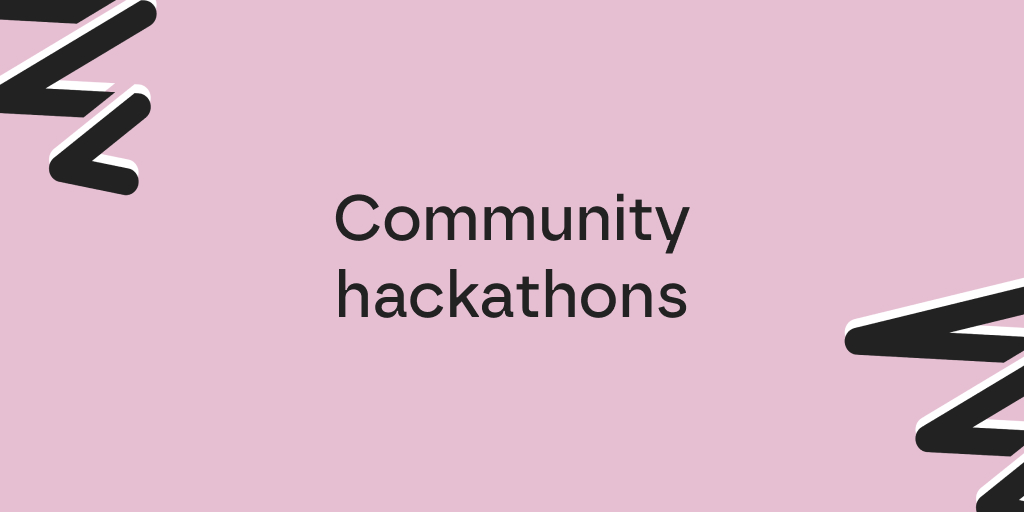 Community hackathons